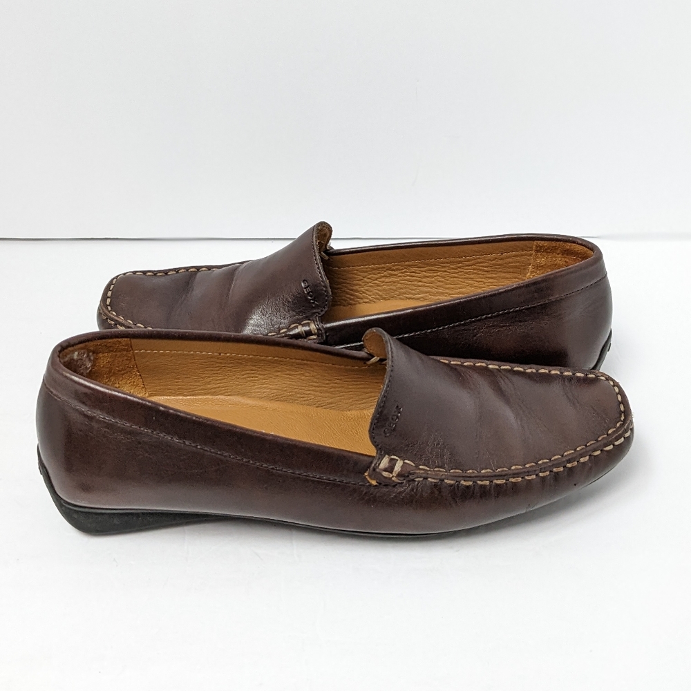 Geox leather loafers